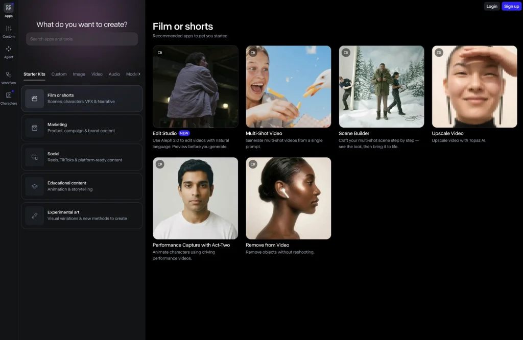 Runway Gen-4.5 the best AI movie trailer generator for creators who need editing power and steady characters. 
