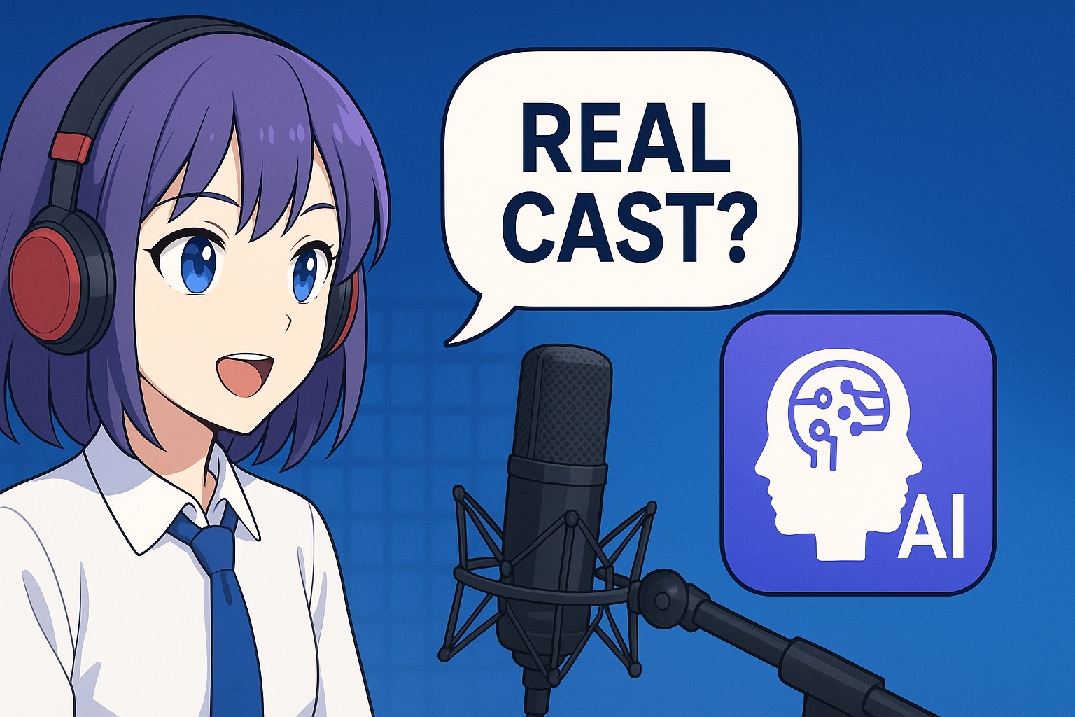 Anime Voice Acting That Sounds “Too Perfect”: How to Tell Real Cast vs AI Voice in Dubbed Scenes - Featured image